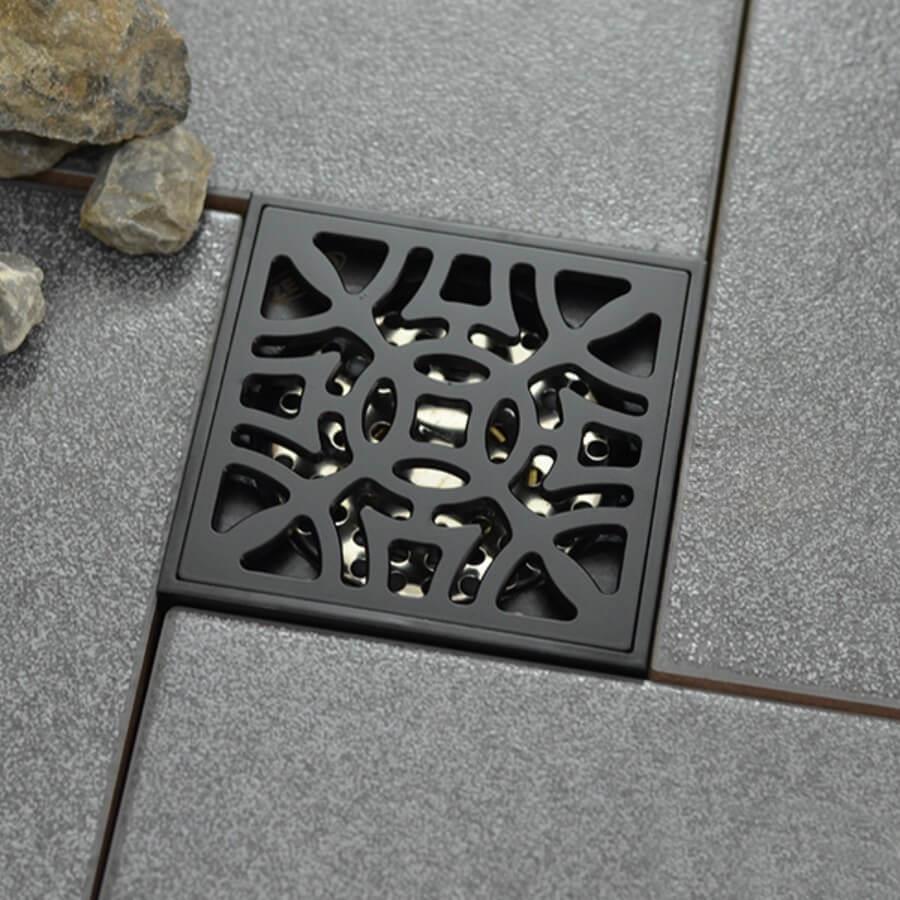 Phễu thu sàn chống hôi tuyệt đối kích thước 120x120, model DTD001